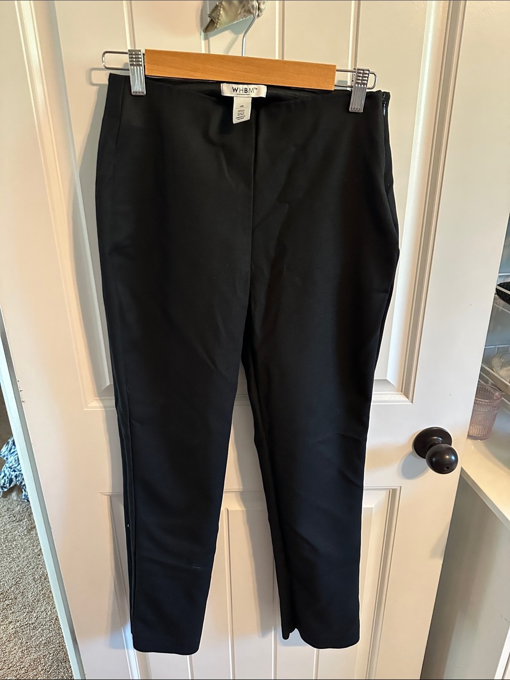 WHBM Black Slim Pants 4R